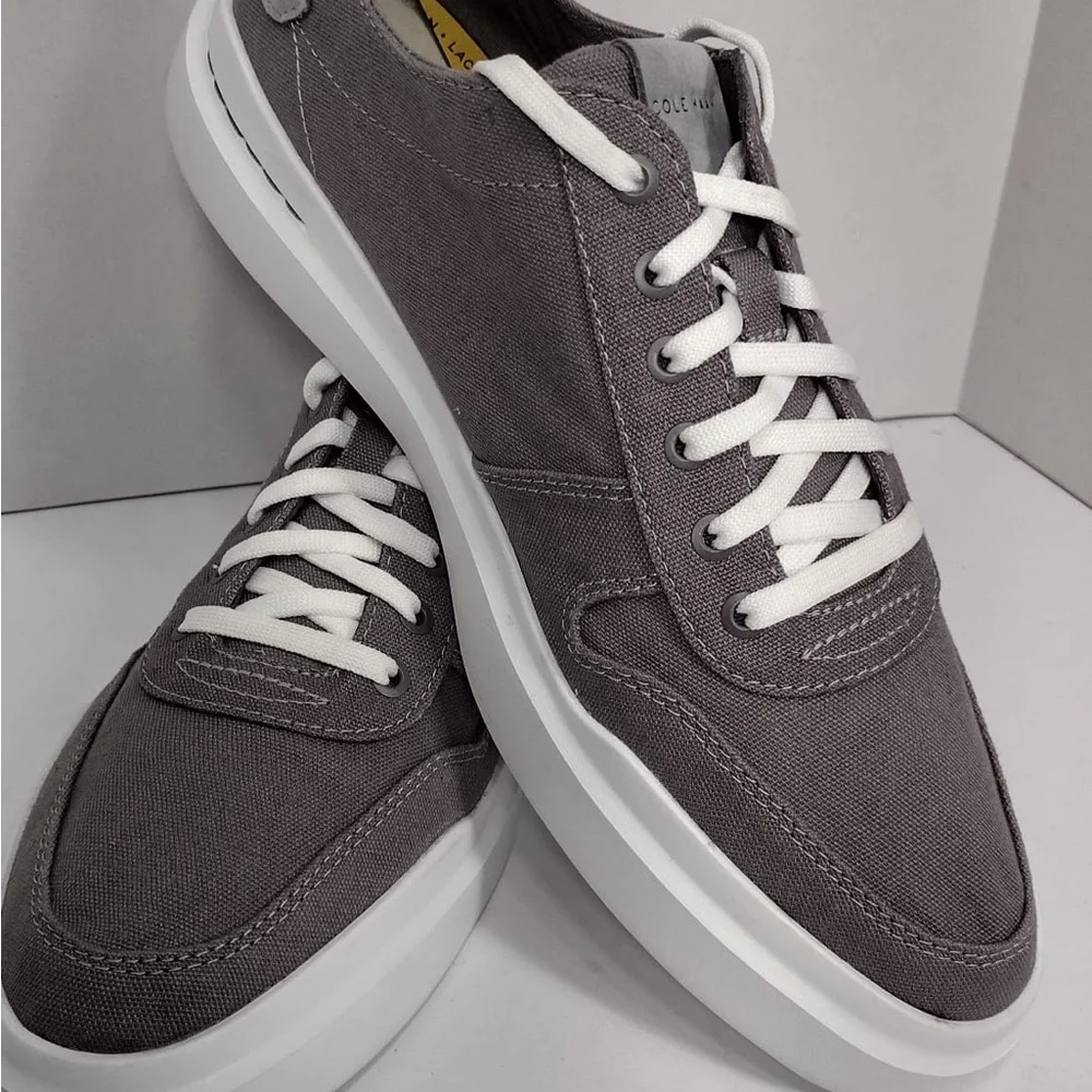 Cole Haan Men's Gray Sneakers size 11 pre owned Exellent condition - Picture 2 of 7